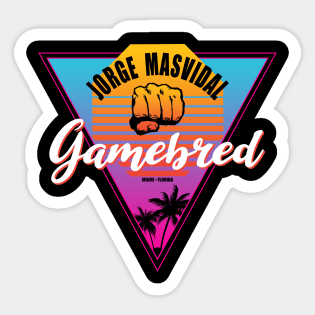 Jorge Masvidal Fight Island Sticker by SavageRootsMMA